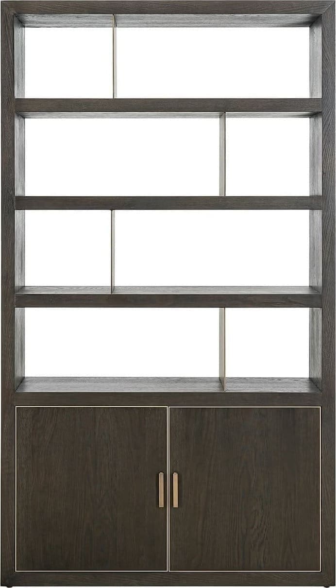 Richmond Interiors Wandkast Rivertree 3-planken 2-deurs Bruin Kast