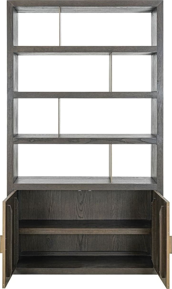 Richmond Interiors Wandkast Rivertree 3-planken 2-deurs Bruin Kast