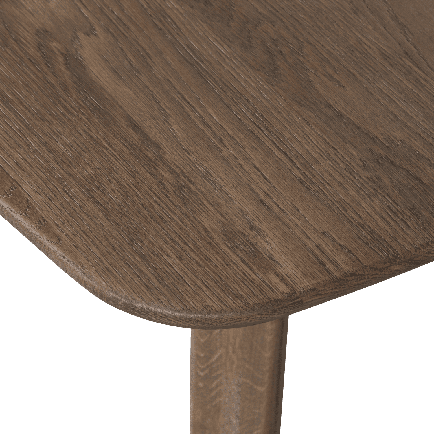 WOOOD Eettafel eettafel deens ovaal dl 220x100cm cashmere brown Grijs Eettafel
