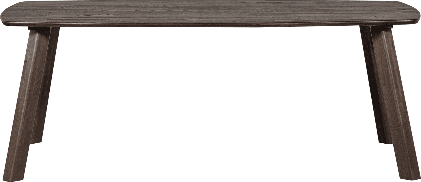 WOOOD Eettafel eettafel deens ovaal vl 180x100cm mystic brown Bruin Eettafel