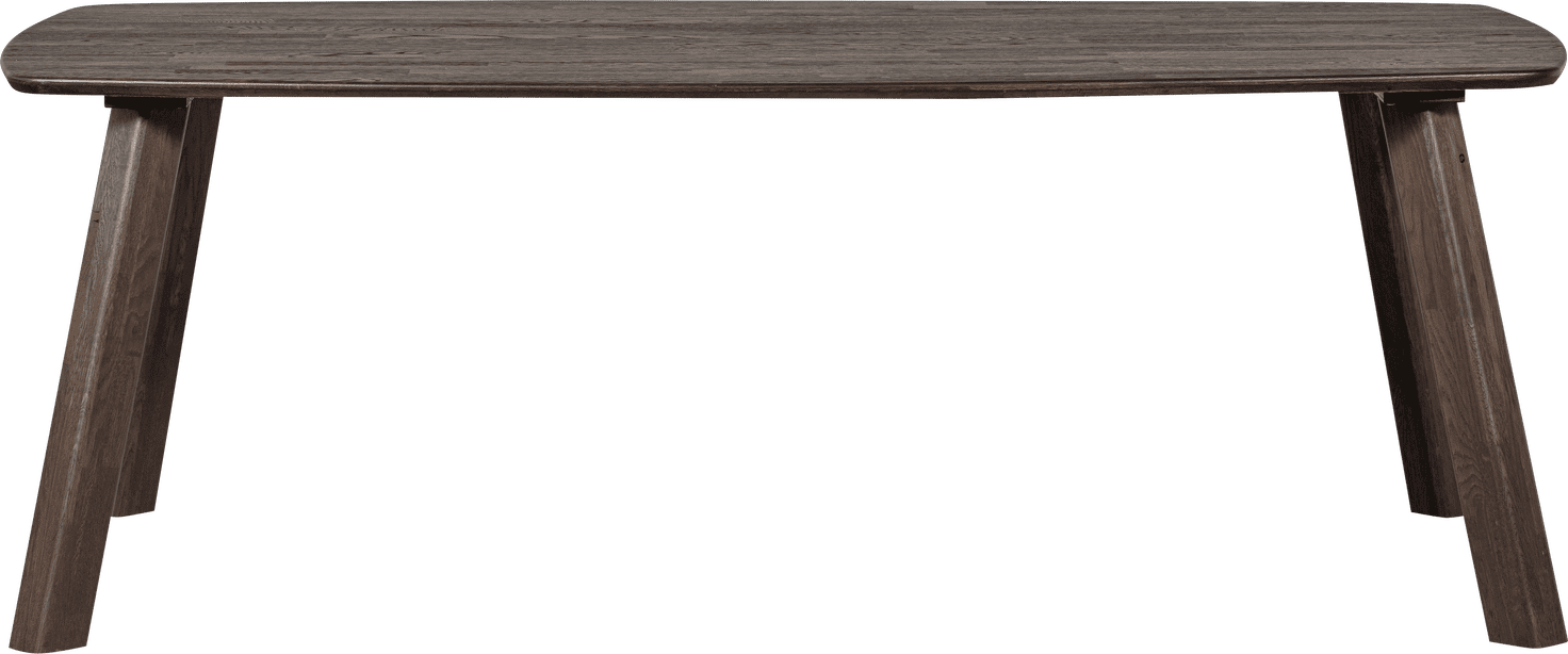 WOOOD Eettafel eettafel deens ovaal vl 220x100cm mystic brown Bruin Eettafel