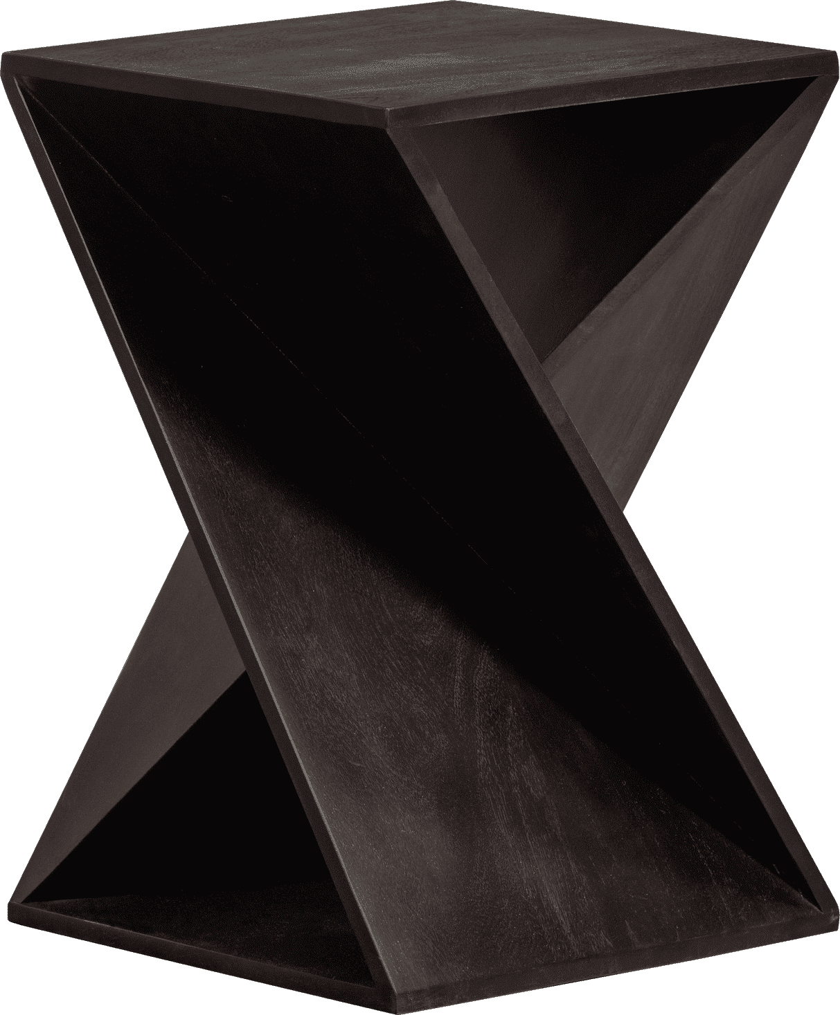 WOOOD Ikem bijzettafel acacia donkerbruin Bruin Bijzettafel