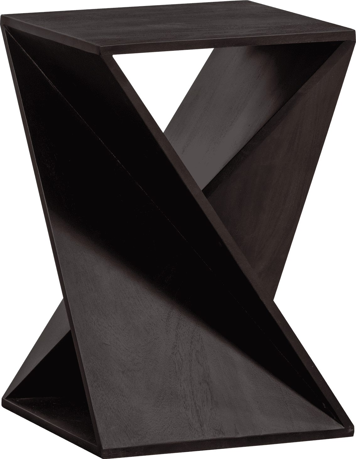 WOOOD Ikem bijzettafel acacia donkerbruin Bruin Bijzettafel