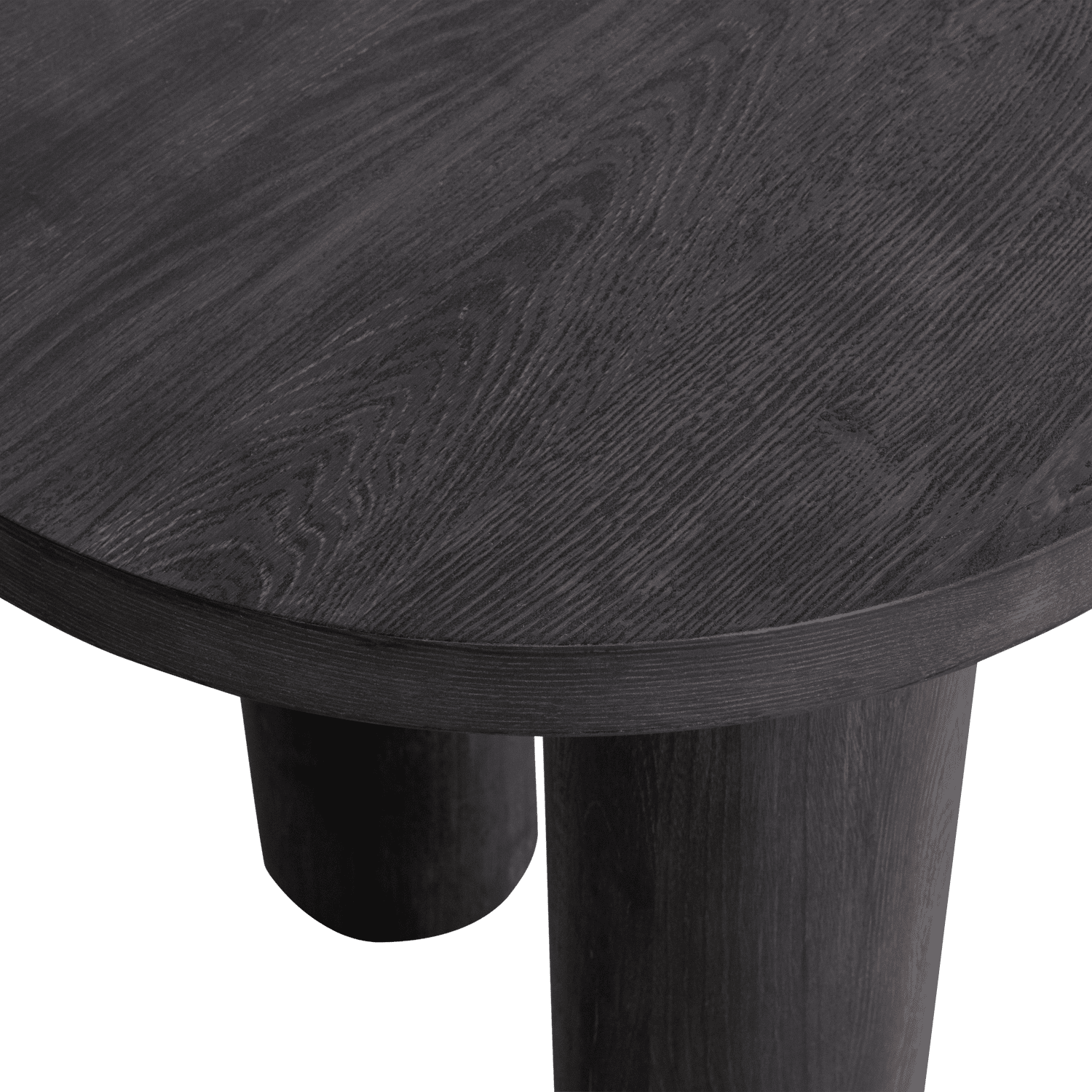 WOOOD Maan organisch sidetable/bureau mdf donkerbruin Bruin Bureau