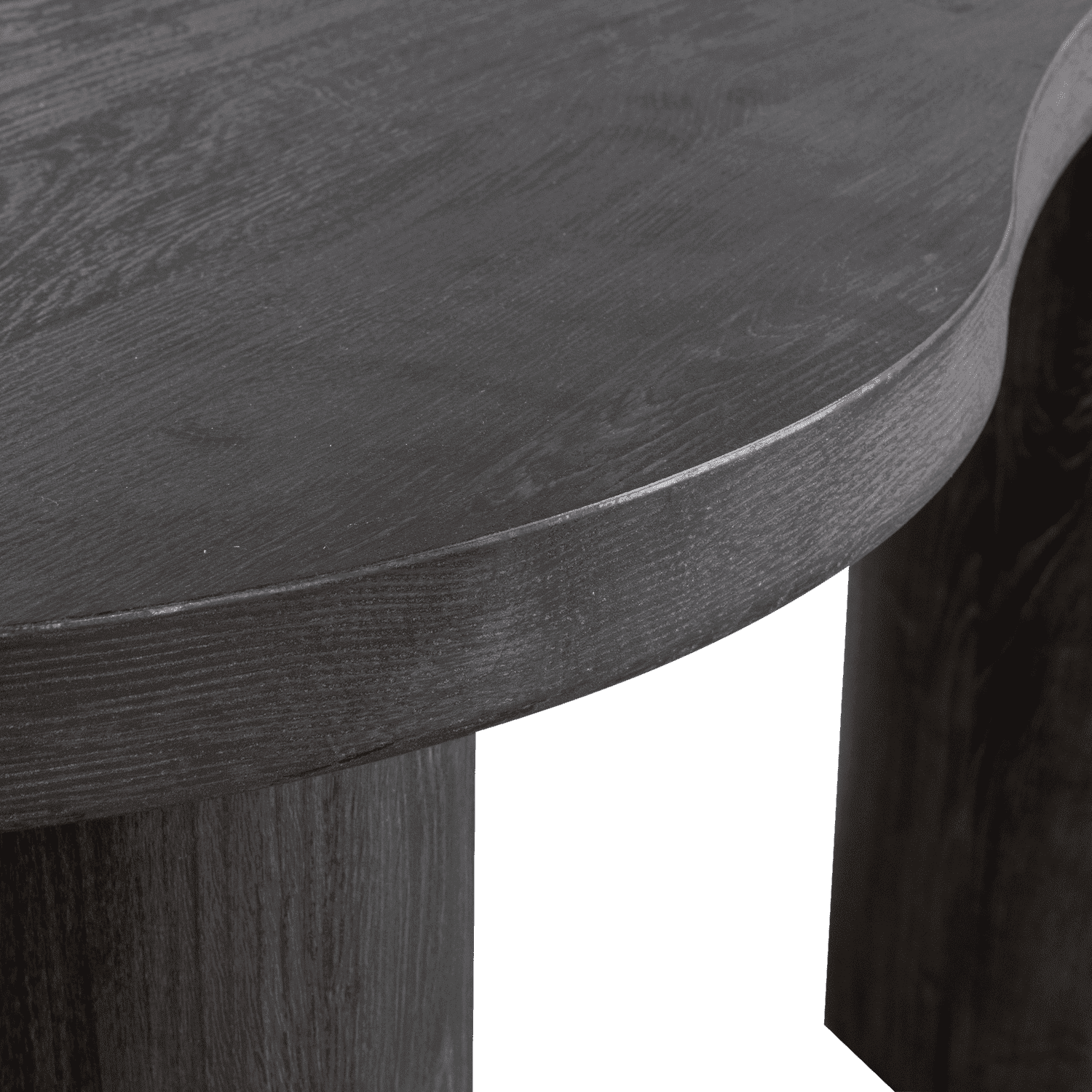 WOOOD Maan organisch sidetable/bureau mdf donkerbruin Bruin Bureau