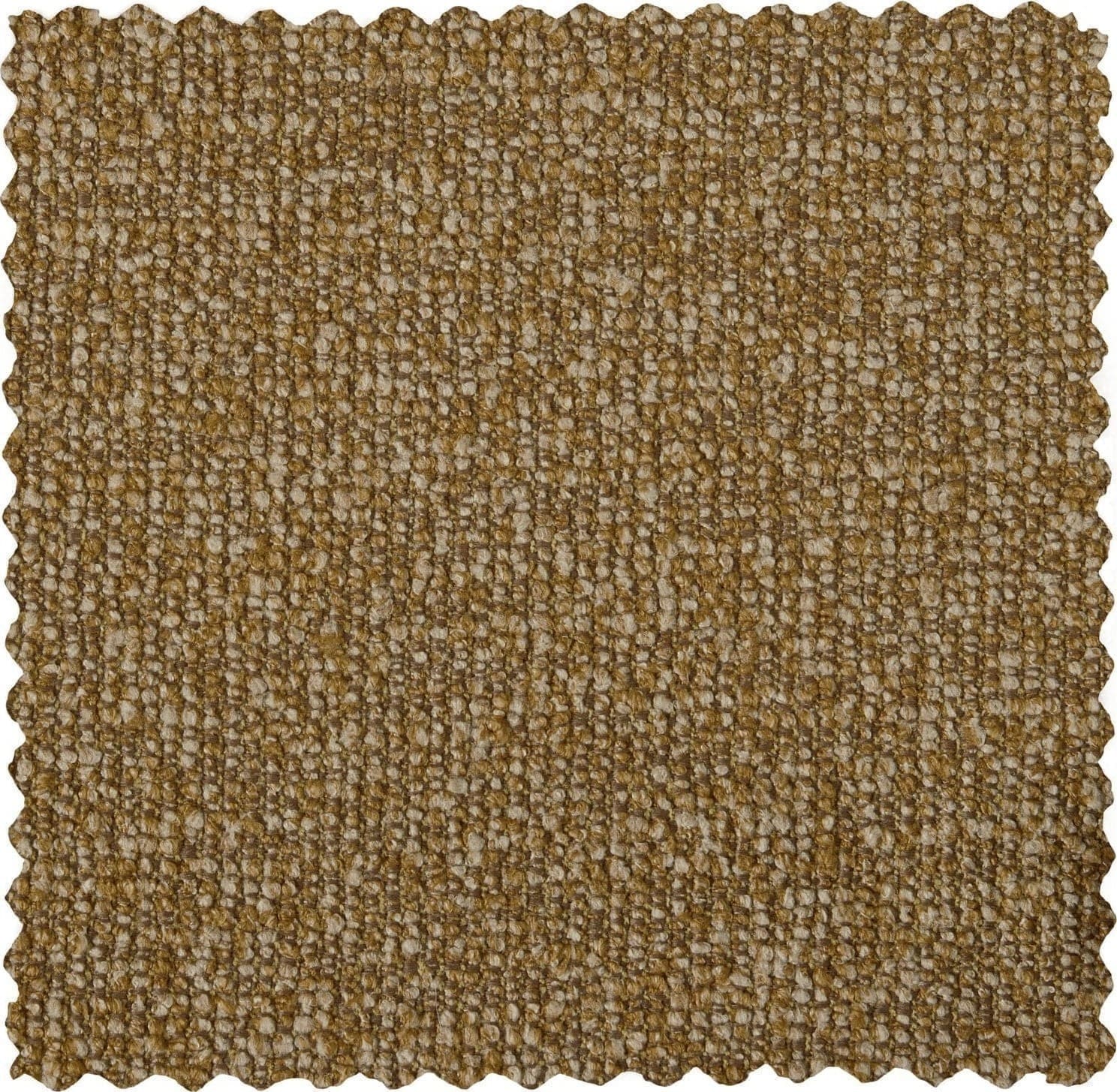 WOOOD Mojo bankje 160cm met rugleuning boucle geel/bruin melange Bruin 2-zitsbank