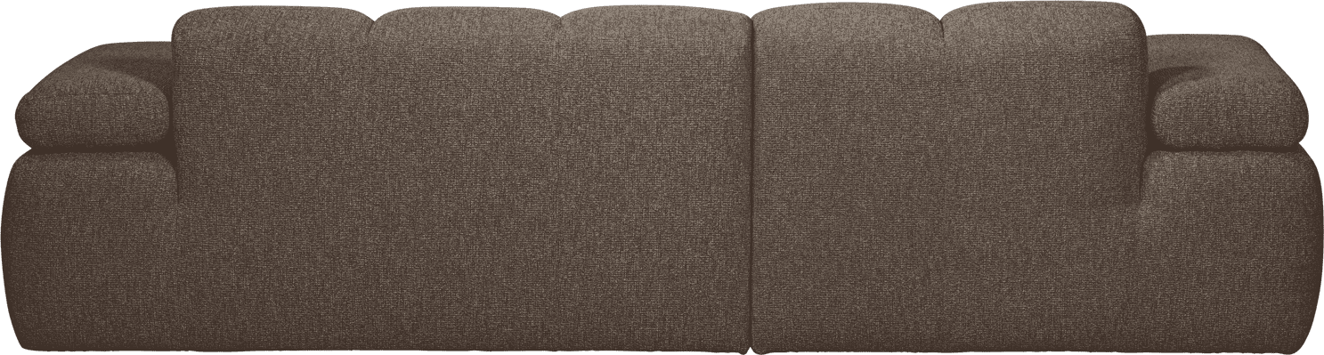 WOOOD Mojo chaise longue links boucle bruin melange Bruin Bank