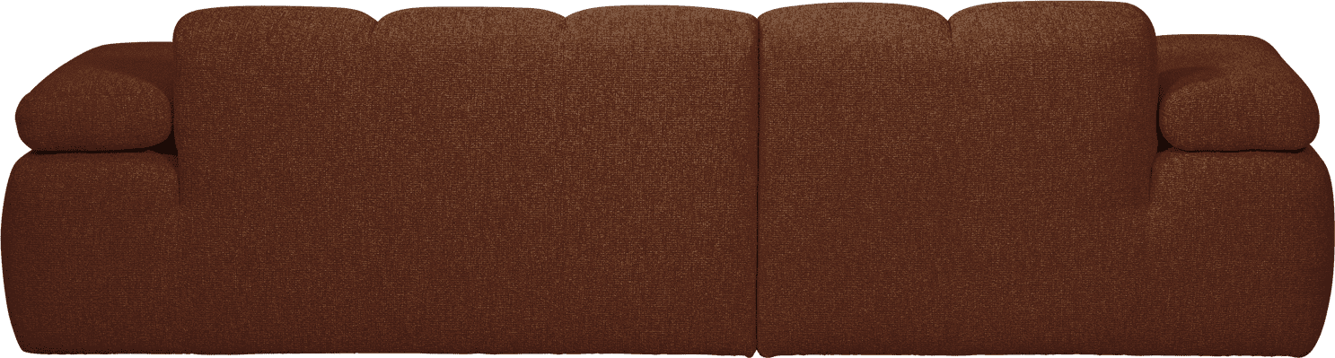 WOOOD Mojo chaise longue links boucle roest bruin melange Bruin Bank