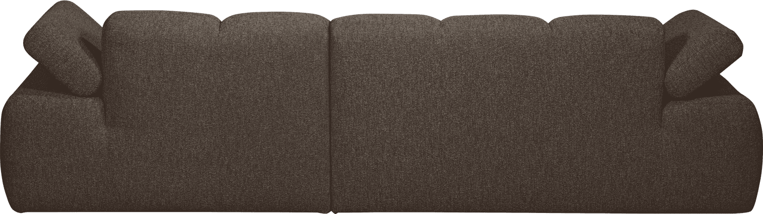 WOOOD Mojo chaise longue rechts boucle bruin melange Bruin Bank