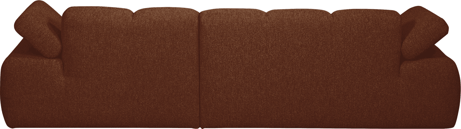 WOOOD Mojo chaise longue rechts boucle roest bruin melange Bruin Bank