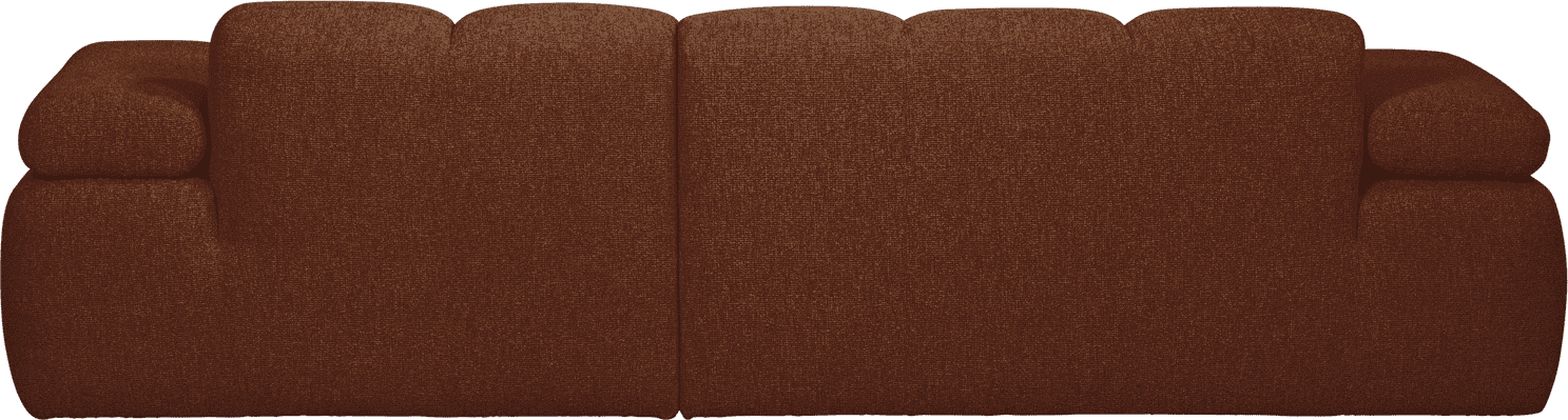 WOOOD Mojo chaise longue rechts boucle roest bruin melange Bruin Bank