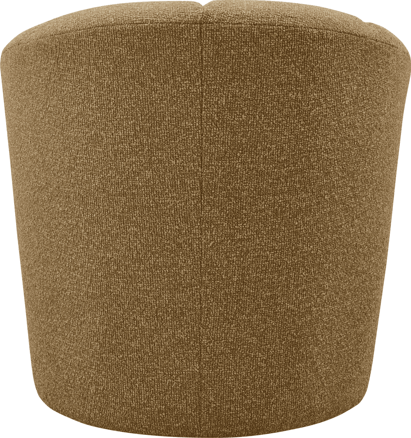 WOOOD Mojo draaifauteuil boucle geel/bruin melange Bruin Draaifauteuil