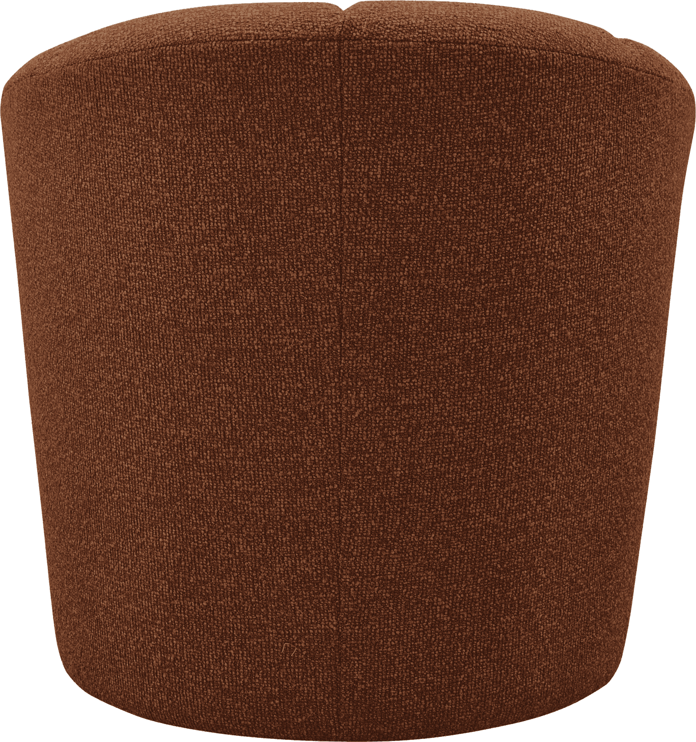 WOOOD Mojo draaifauteuil boucle roest bruin melange Bruin Draaifauteuil