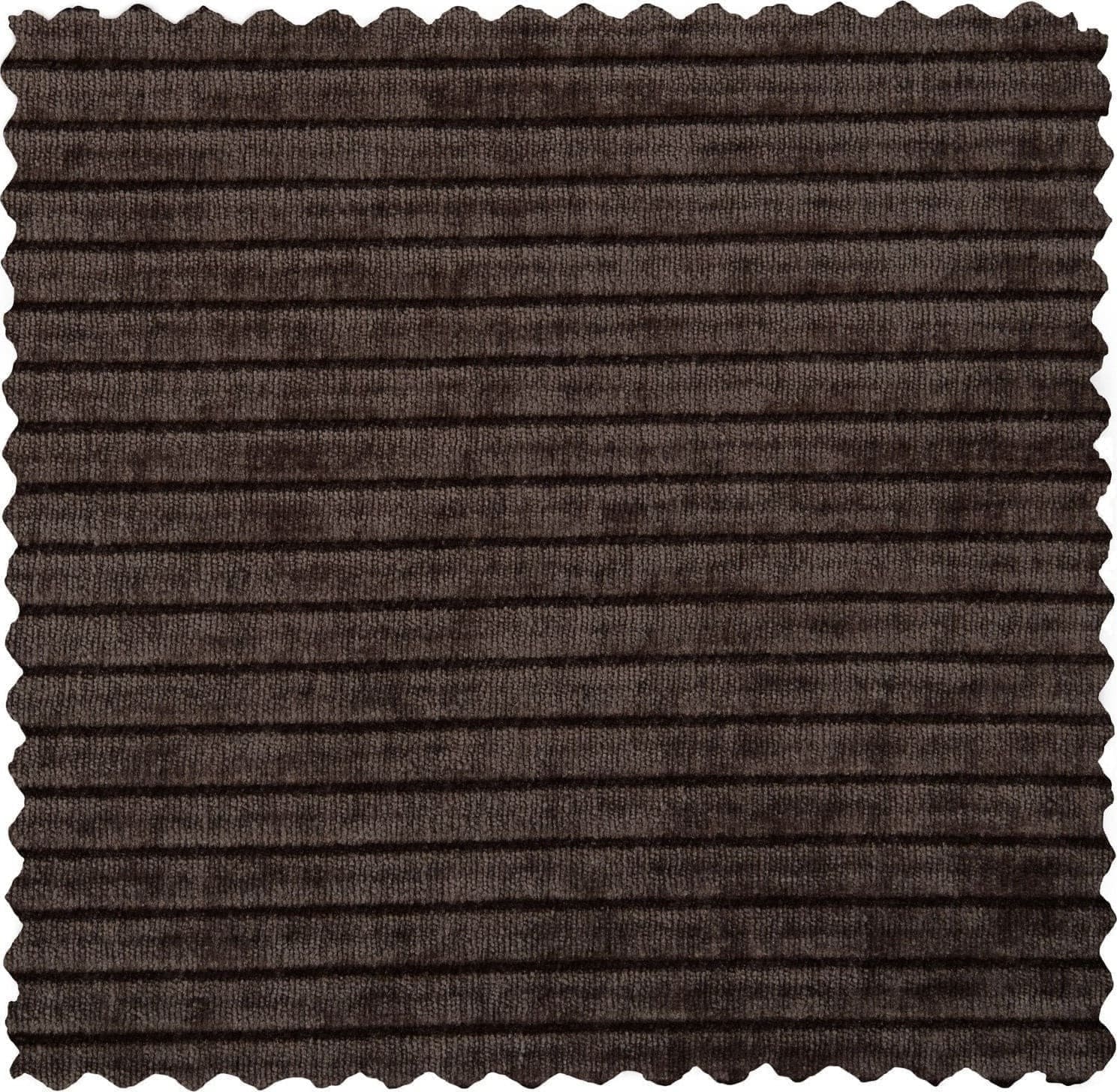 WOOOD Mojo draaifauteuil geweven ribstof bruin Bruin Draaifauteuil