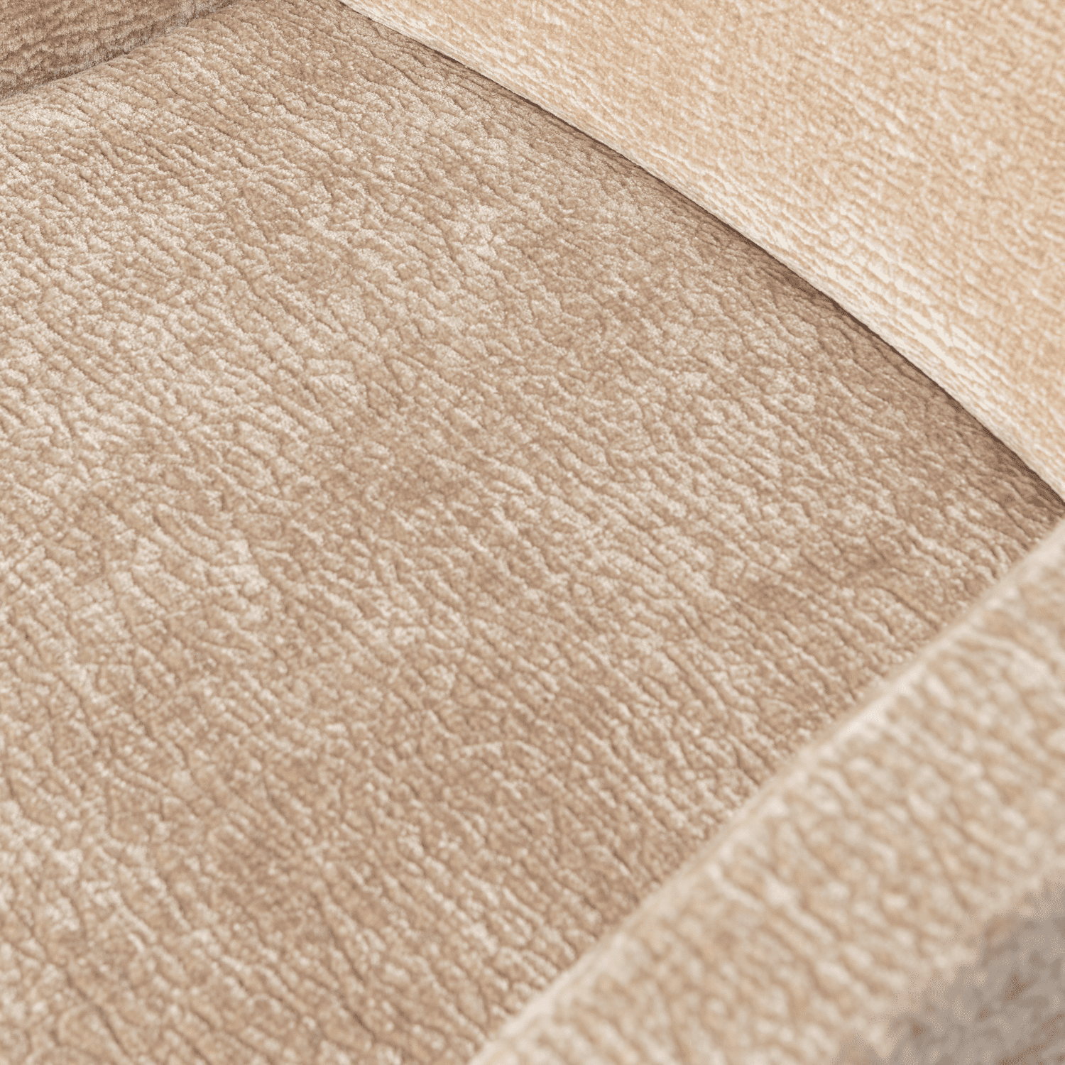WOOOD Mount eetkamerstoel met armleuning 3d chenille zand Beige|Bruin Eetkamerstoel
