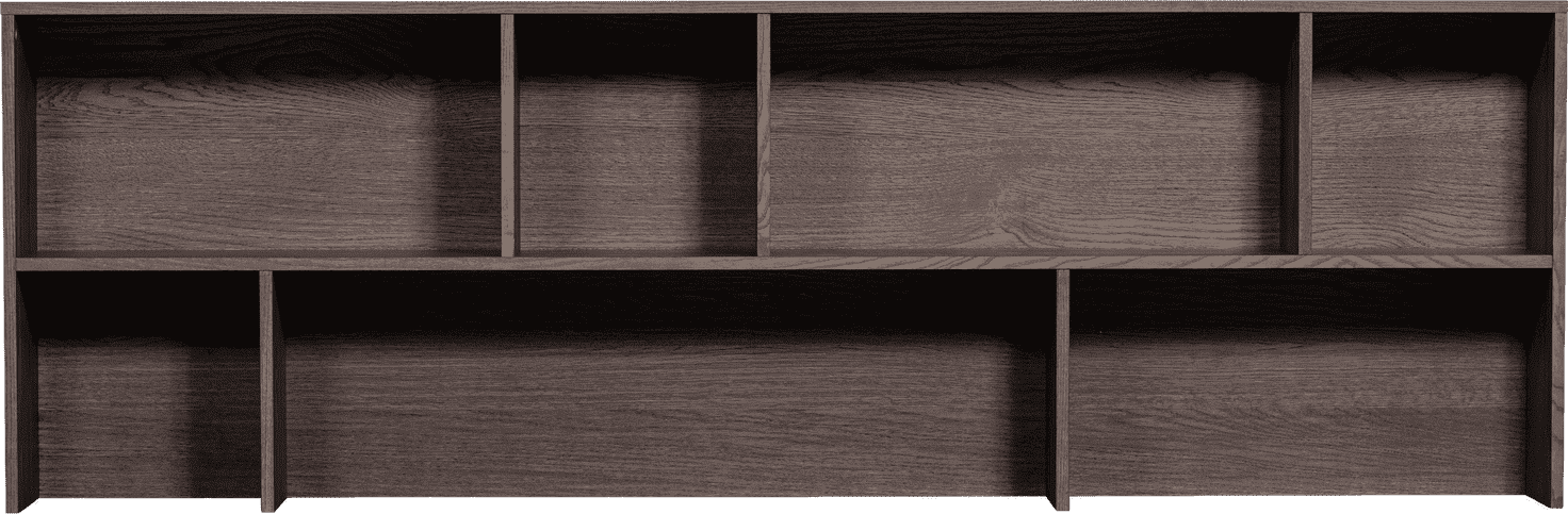 WOOOD New gravure opzetkast essen fineer espresso Bruin Dressoir