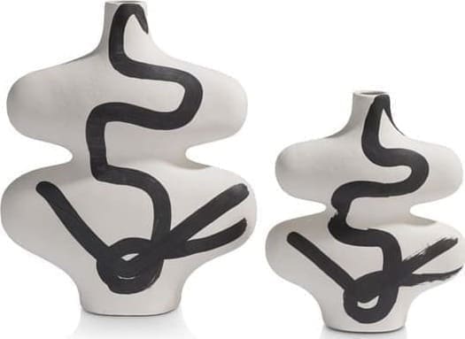 COCO maison Curvy vaas H35cm Multi Vaas