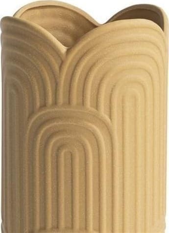 COCO maison Gia vaas H35cm Geel Vaas