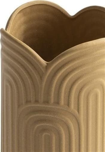 COCO maison Gia vaas H35cm Geel Vaas