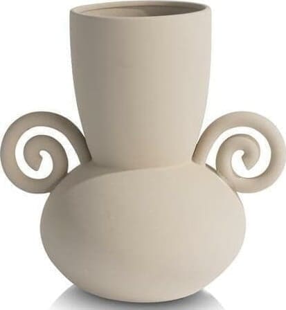 COCO maison Julot vaas H34cm Beige Vaas