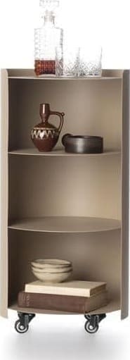 COCO maison Owen bijzettafel H70cm - taupe Taupe Bijzettafel