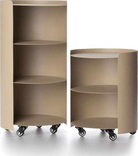 COCO maison Owen bijzettafel H70cm - taupe Taupe Bijzettafel