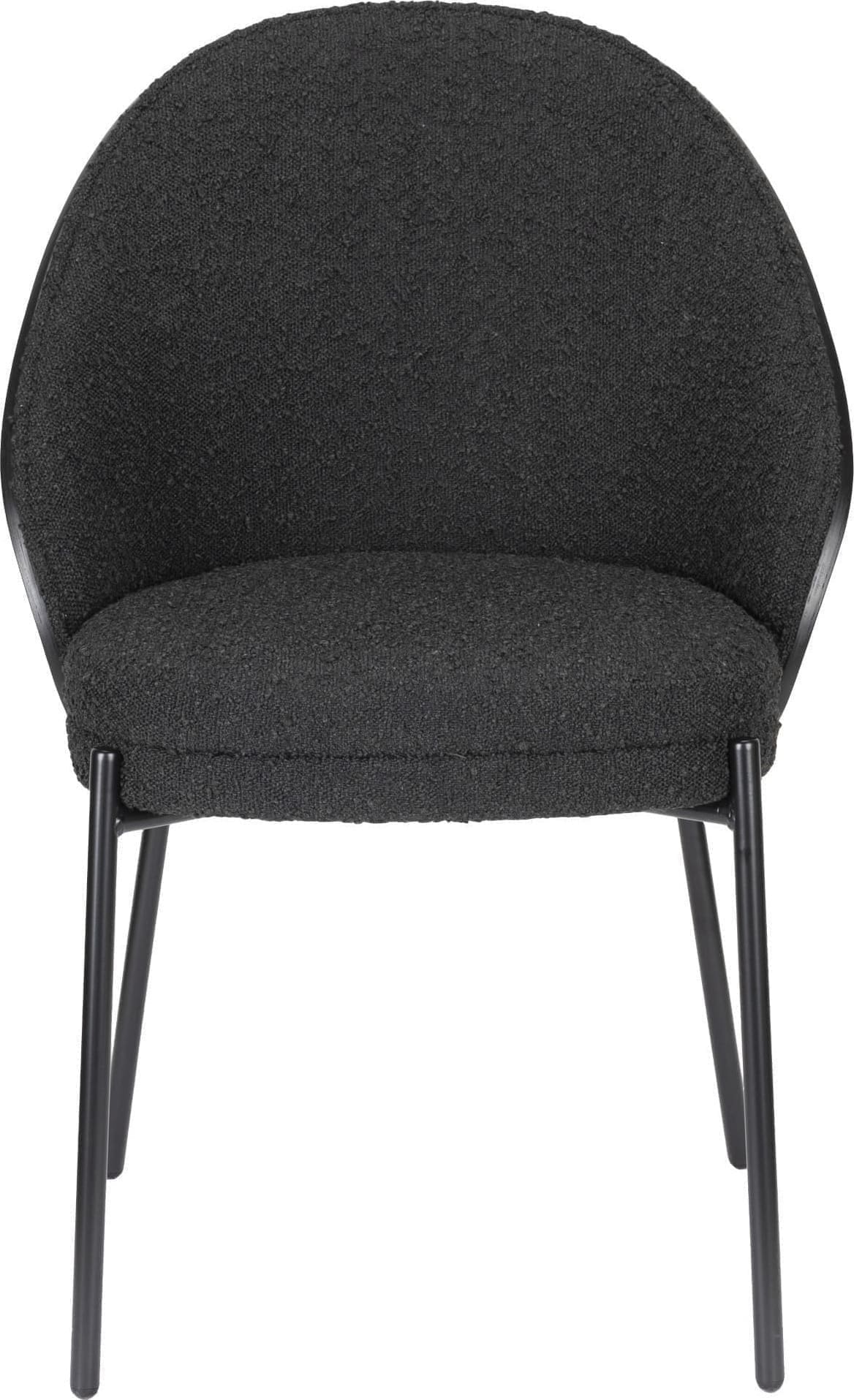 Eetkamerstoel Rodin Bouclé Black Dutchbone ZVR1000131