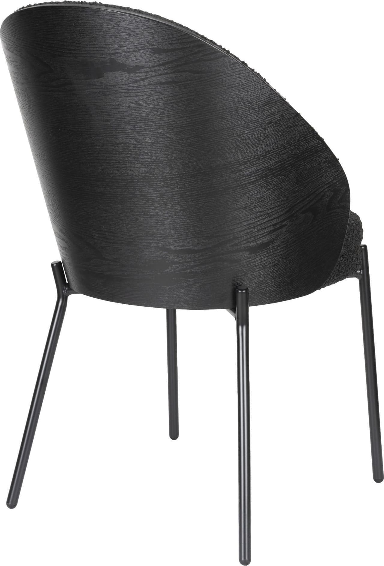 Eetkamerstoel Rodin Bouclé Black Dutchbone ZVR1000131