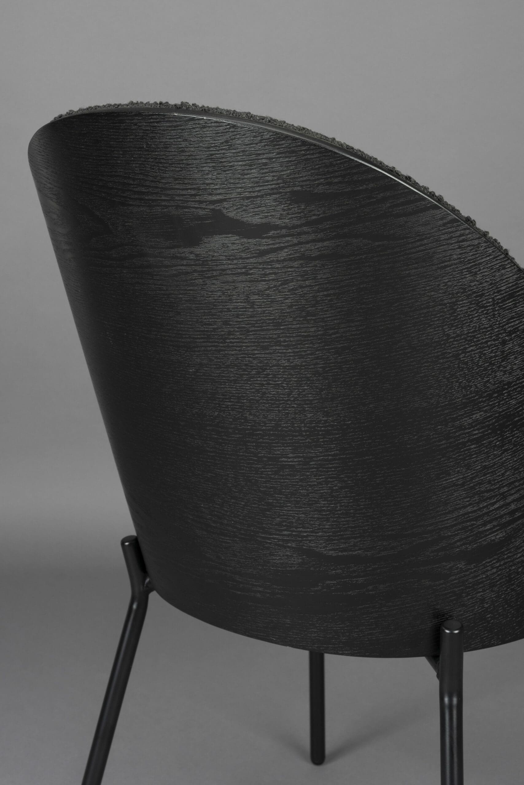 Eetkamerstoel Rodin Bouclé Black - Afbeelding 8