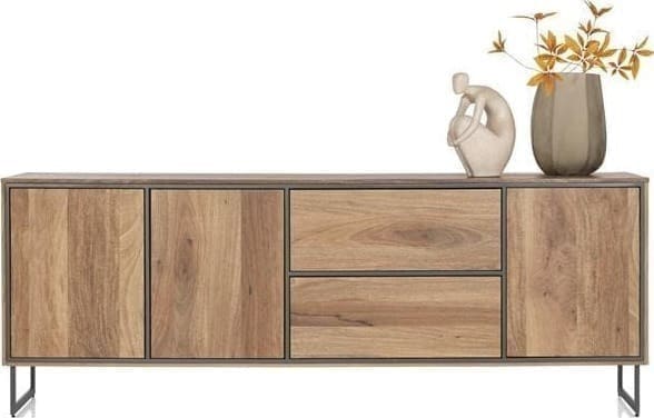 Henders & Hazel Trapani dressoir 240 cm - 3-deuren + 2-laden Dressoir