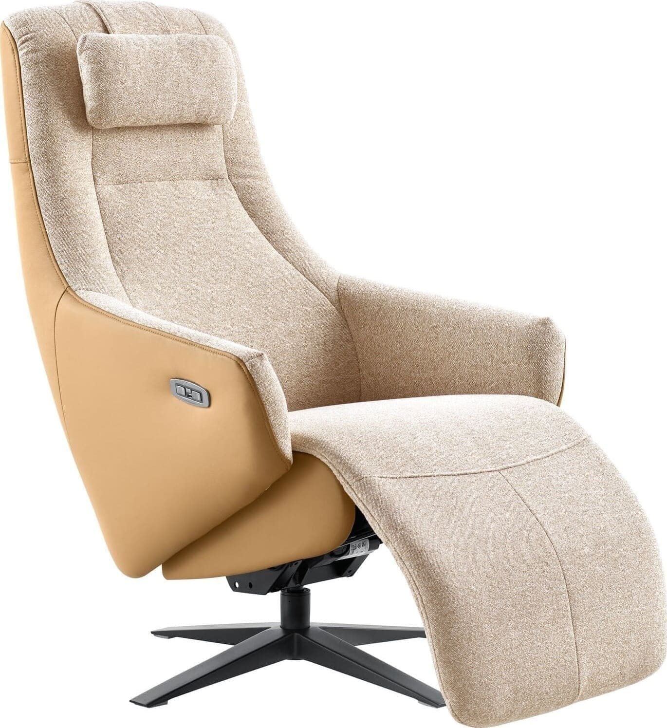 INHOUSE Relaxfauteuil Marlia zandbeige bruin Bruin Fauteuil