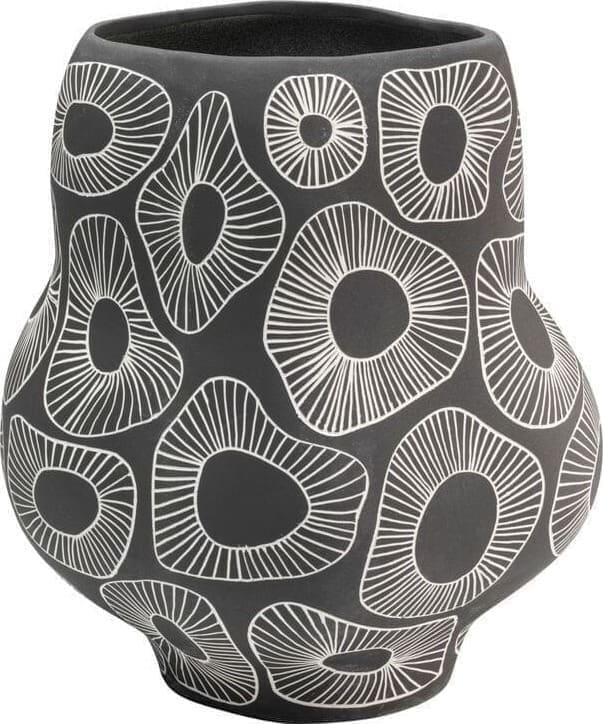 Vaas Anemone Grey 33cm Kare Design Vaas 57499