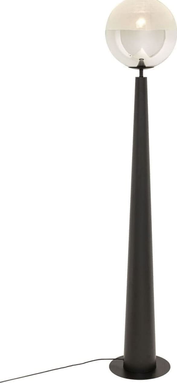 Vloerlamp Disco Bal Black 163cm Kare Design Vloerlamp 57458