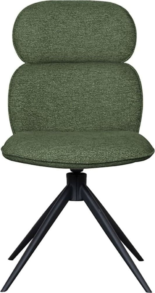 LABEL51 Eetkamerstoel Finn - Forest - Boucle Groen Eetkamerstoel