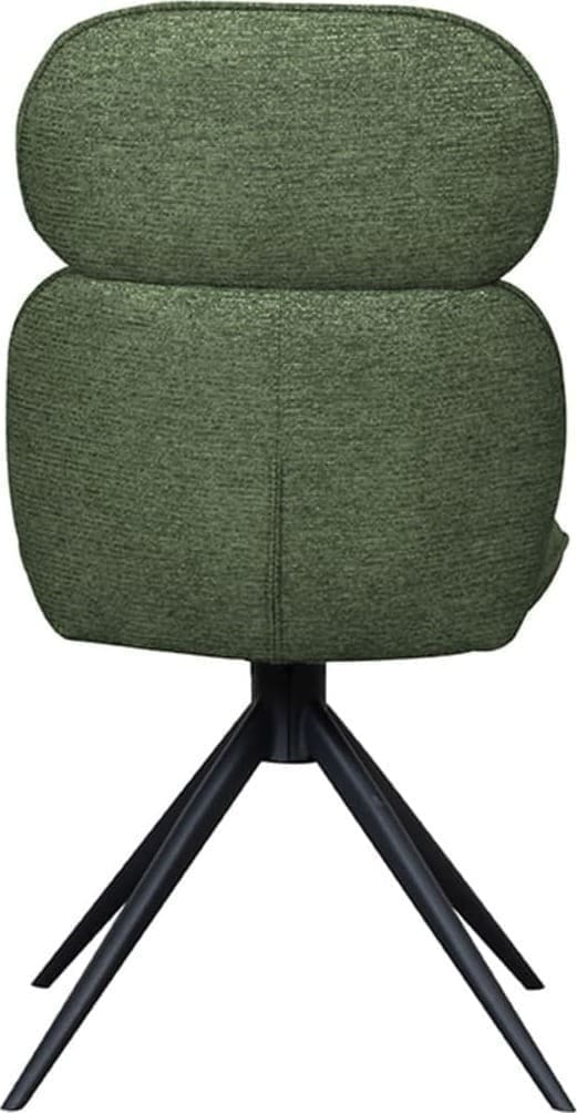LABEL51 Eetkamerstoel Finn - Forest - Boucle Groen Eetkamerstoel