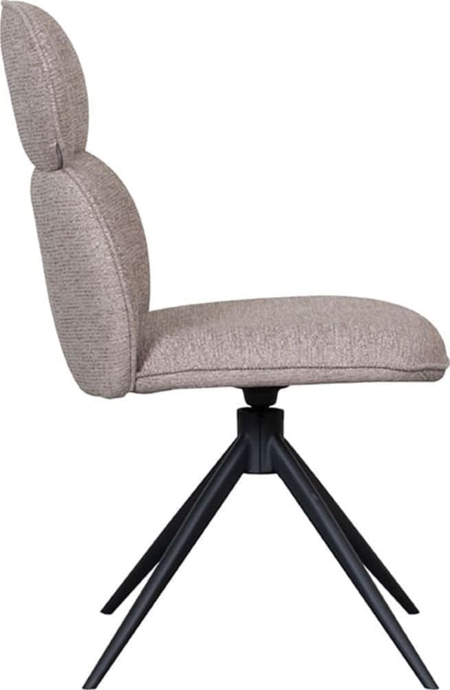LABEL51 Eetkamerstoel Finn - Naturel - Boucle Naturel Eetkamerstoel