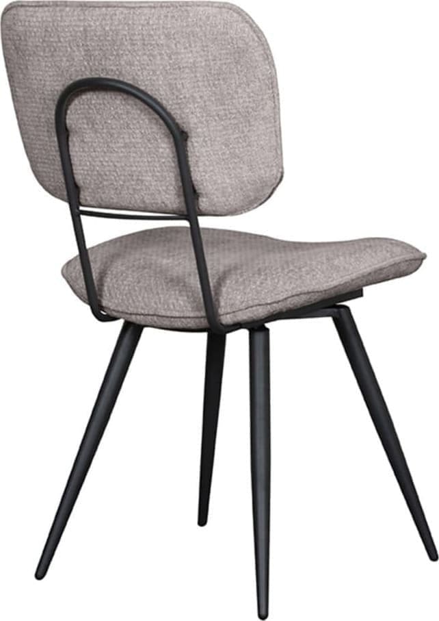 LABEL51 Eetkamerstoel Liva - Stone - Elite Grijs Eetkamerstoel