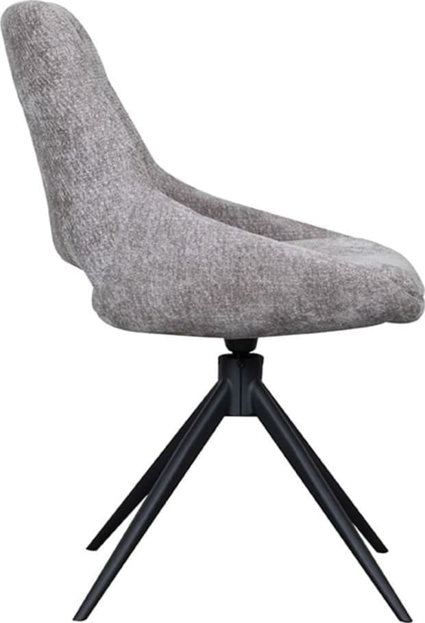 LABEL51 Eetkamerstoel Marlow - Stone - Elite Grijs Eetkamerstoel