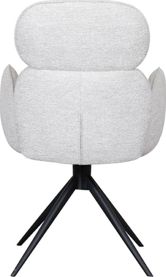 LABEL51 Eetkamerstoel Vidar - Naturel - Boucle Naturel Eetkamerstoel