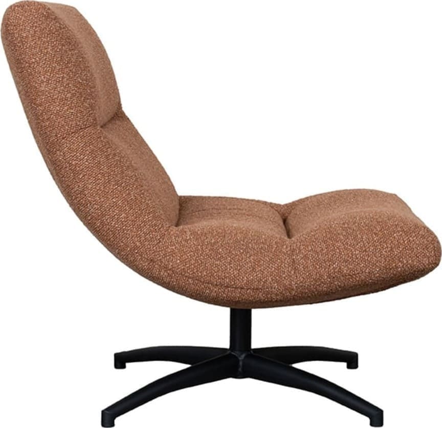 LABEL51 Fauteuil Calix - Terra - Boucle Oranje|bruin Fauteuil