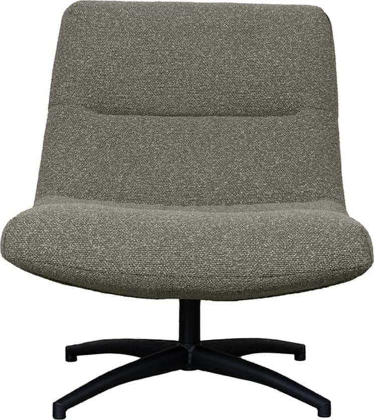 LABEL51 Fauteuil Calix - Truffel grijs - Boucle Grijs Fauteuil
