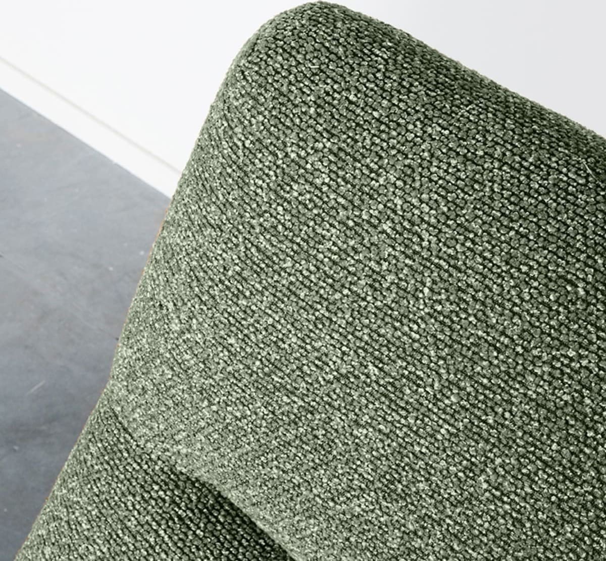 LABEL51 Hoekbank Fauteuil Calix - Forest - Boucle Groen Hoekbank