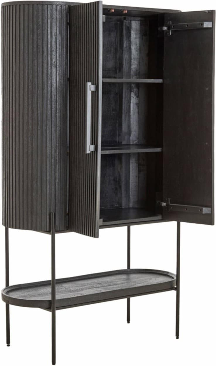 Kast Dumosi - Hout Mat Zwart Light & Living Kast 5507712