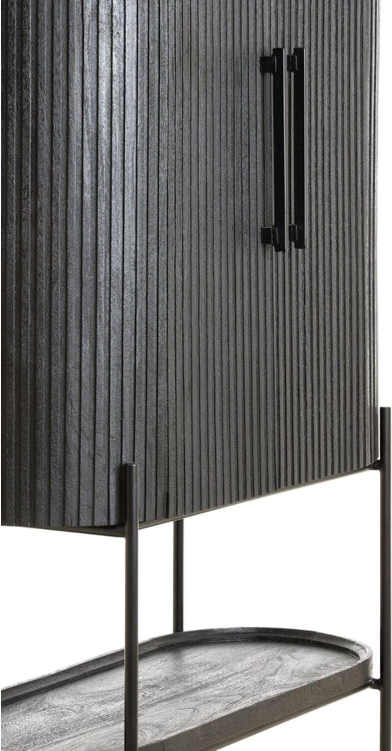 Kast Dumosi - Hout Mat Zwart Light & Living Kast 5507712