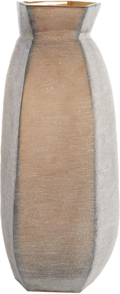 Vaas Veliko - Glas Donker Bruin Light & Living Vaas 5720384