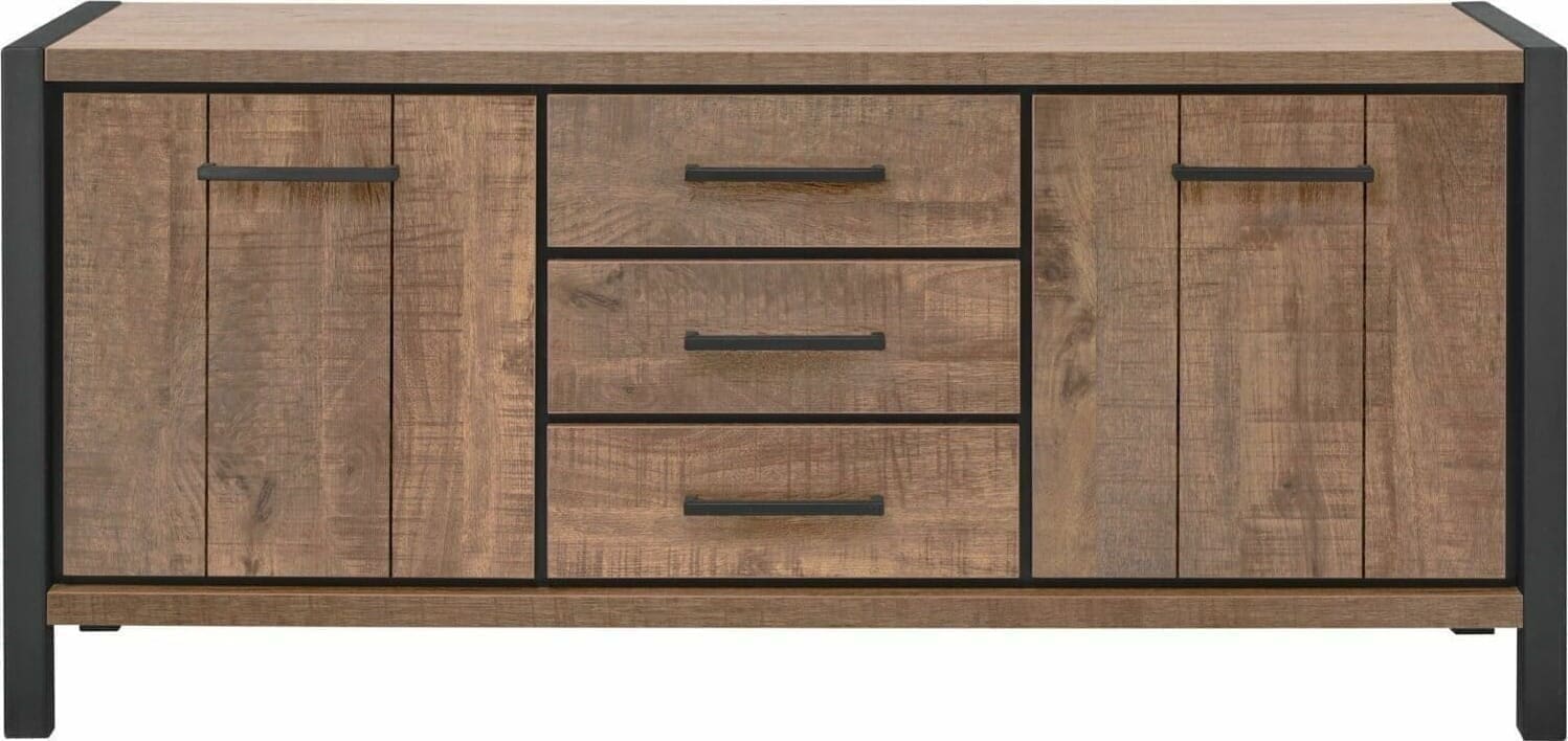 Profijt Meubel Dressoir Mantera dark mango Bruin|Naturel Dressoir
