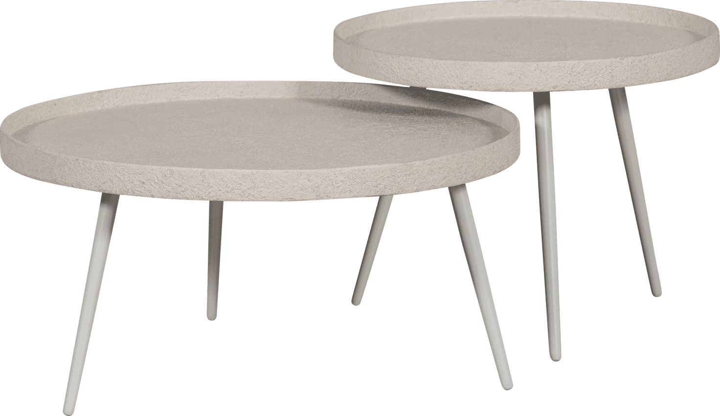 BePureHome Bounds bijzettafel xl hout/metaal naturel 40xo76 Naturel Bijzettafel
