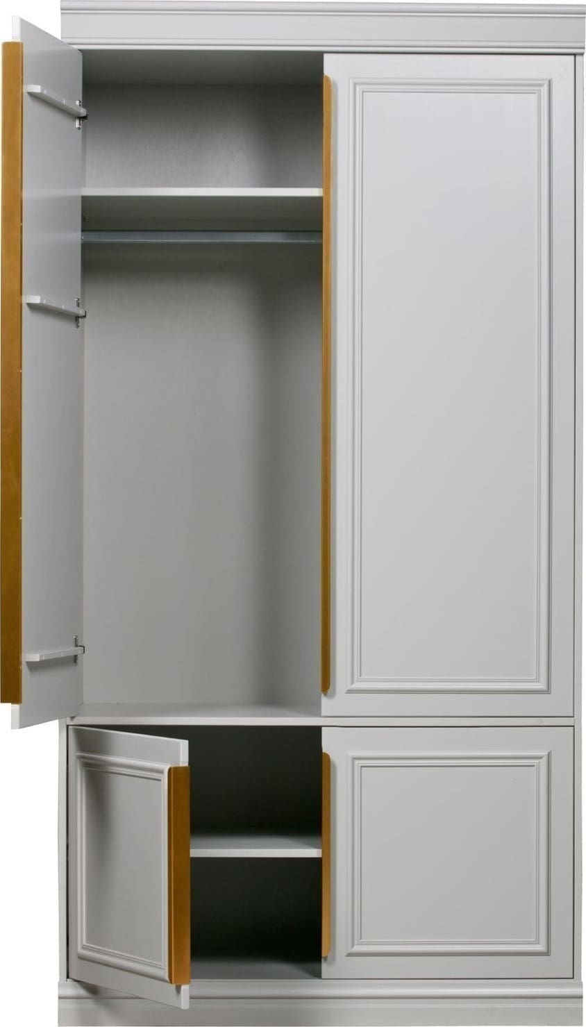 BePureHome Organize kast 62cm grenen mist Wit Linnenkast
