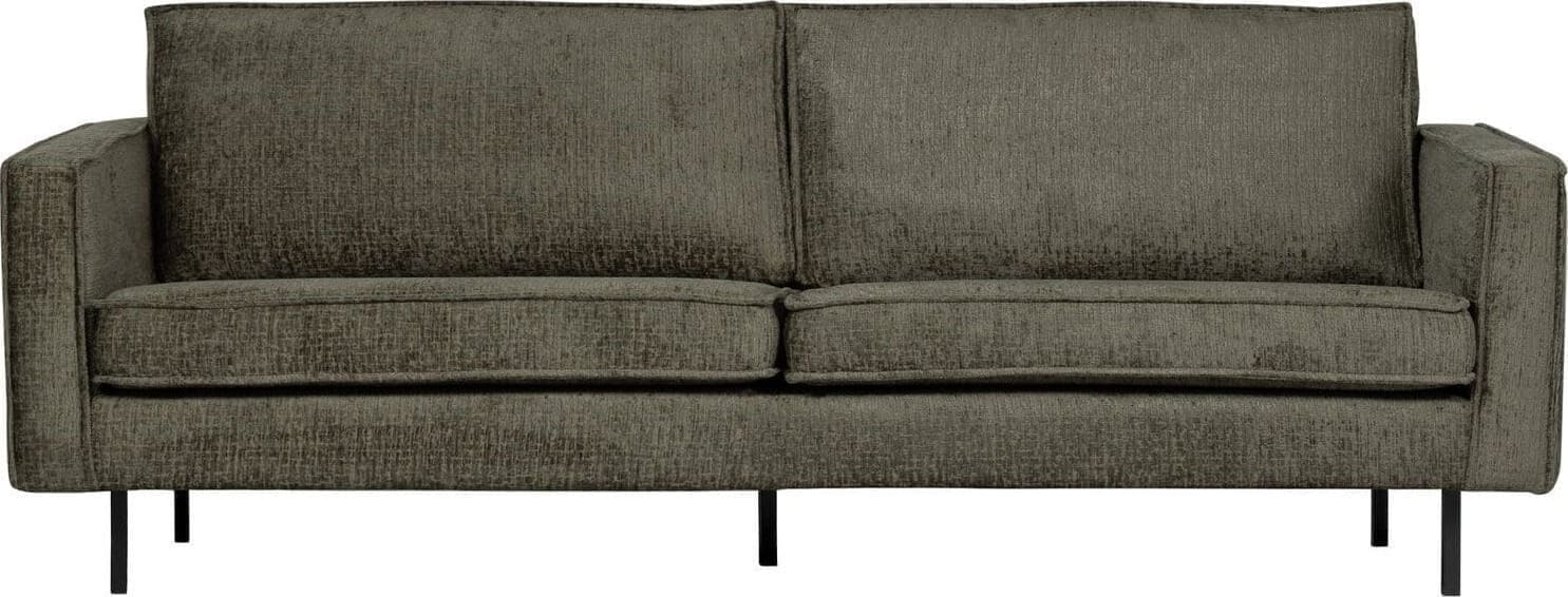 BePureHome Rodeo 2,5-zitsbank structure velvet frost Blauw 2-zitsbank