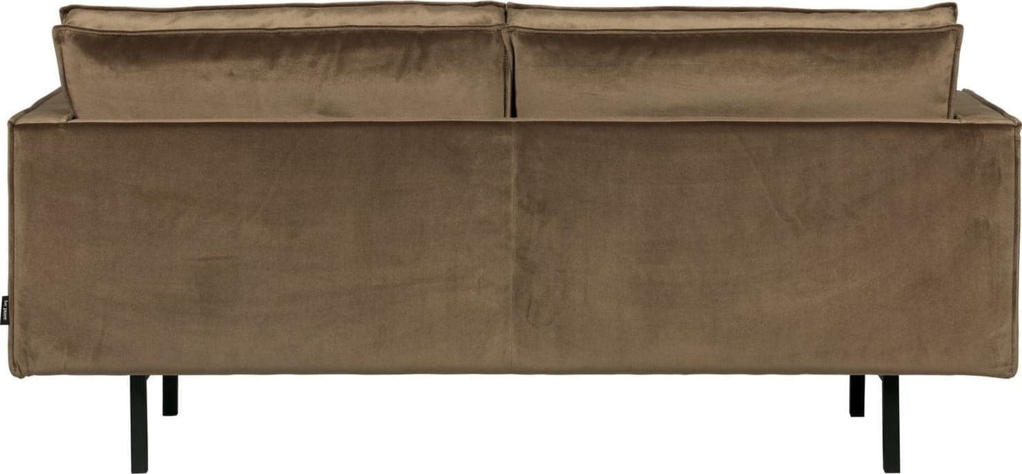 BePureHome Rodeo 2,5-zitsbank velvet taupe Taupe 2-zitsbank